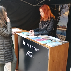 L'àrea de Promoció Territorial del Consell Comarcal del Pla de l'Estany  fa un balanç positiu de la visita a la Fira del Ram del Vic